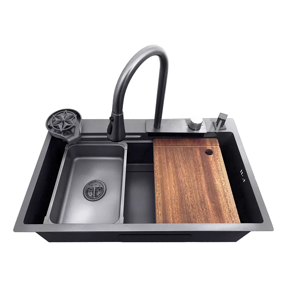 Bacha de Cocina Chef Pro All in One 76cm Gris Oscuro - Imagen 2
