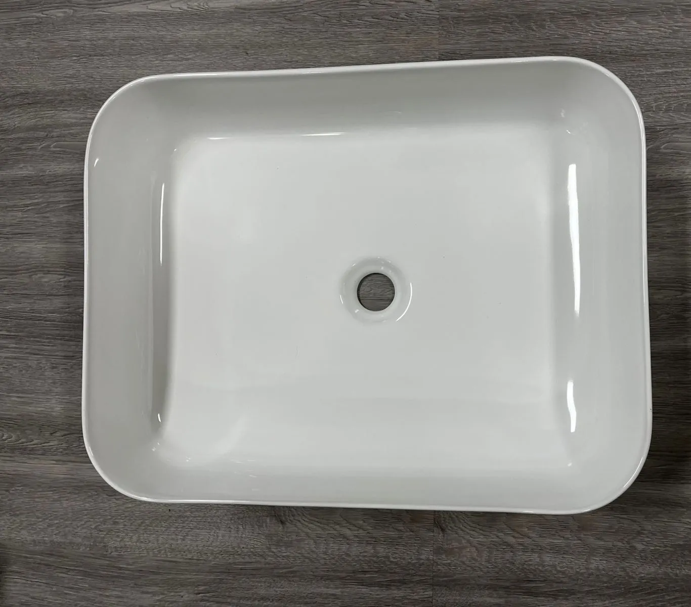 Bacha de Baño Oslo Rectangular 60 cm Blanca