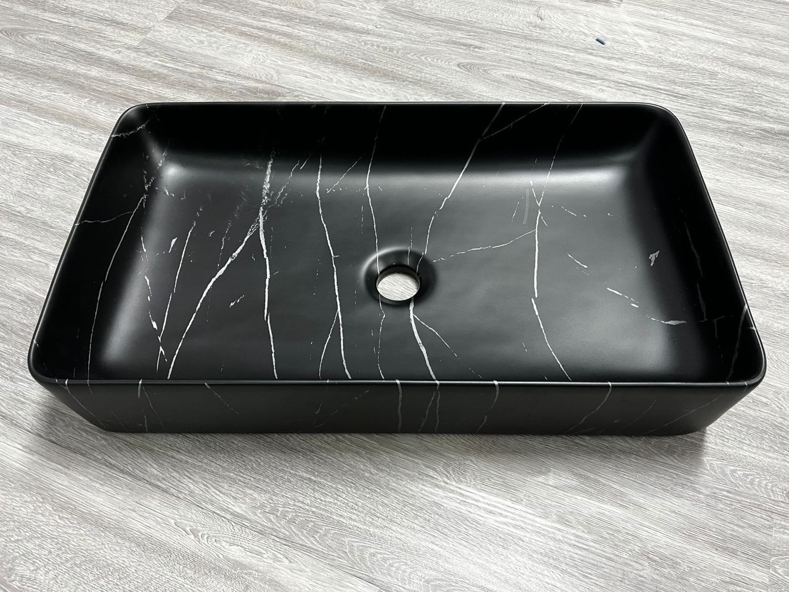 Bacha de Baño Inna Rectangular 60 cm Negra - Imagen 2