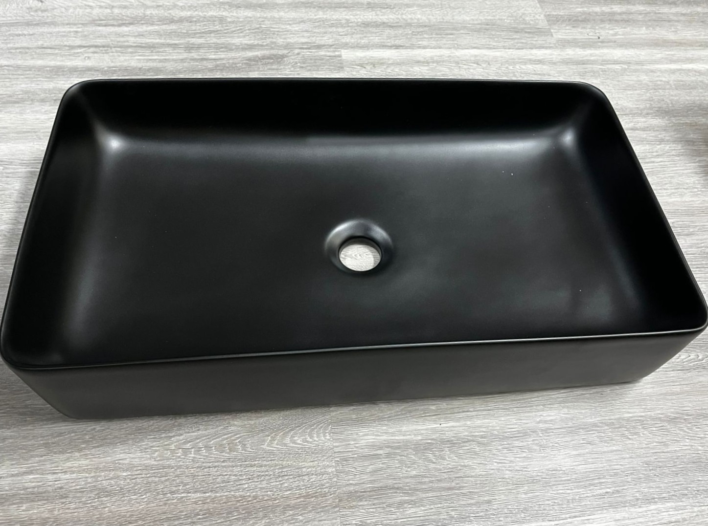 Bacha de Baño Zafira Rectangular 60 cm Negra - Imagen 5
