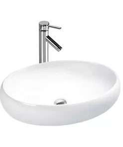 Bacha de Baño Bianco Ovalada 60 cm Blanca