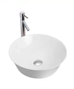 Bacha de Baño Curve Circular 40 cm Blanca