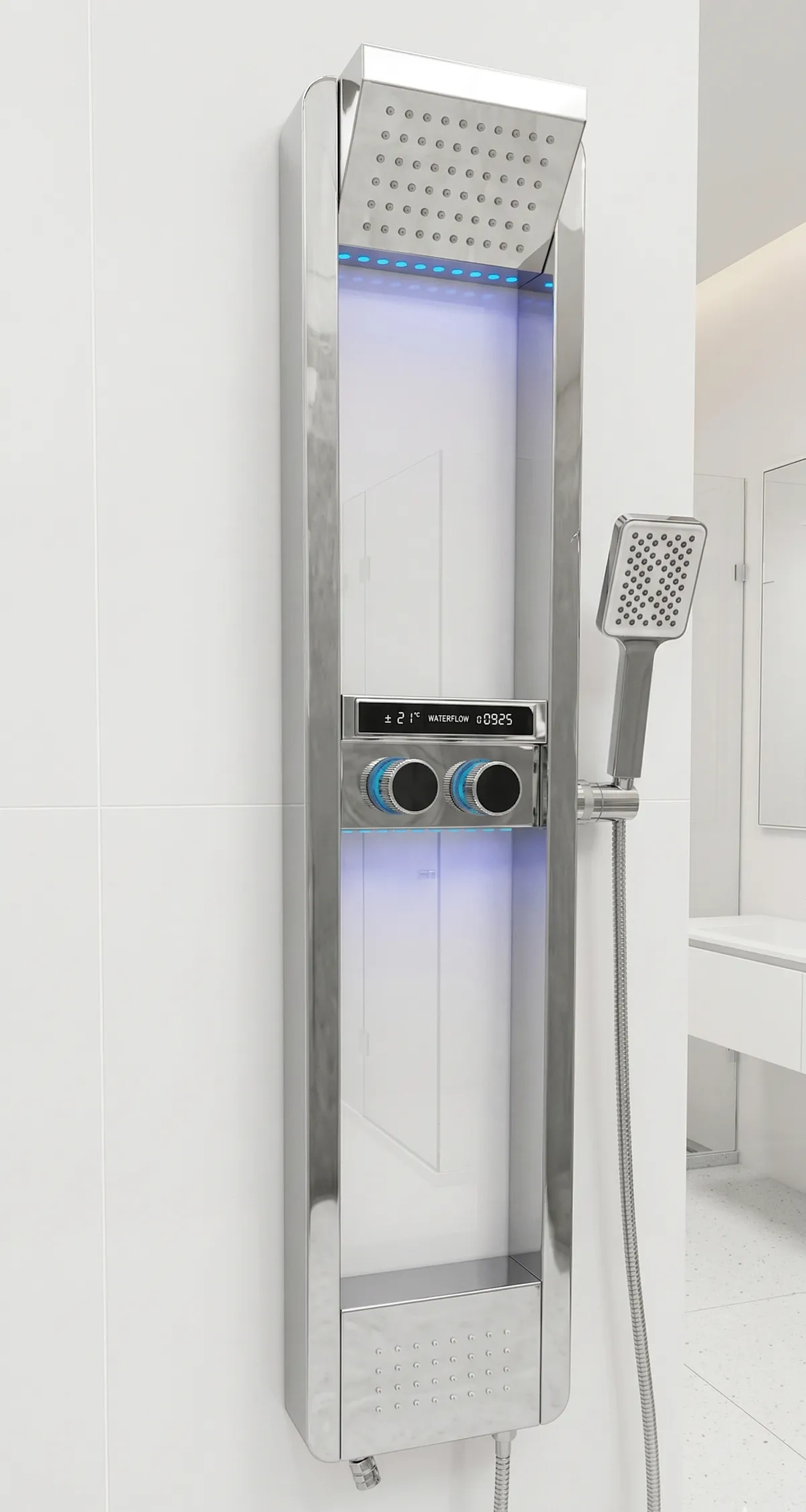 Ducha Espejo Smart plateada - Imagen 2
