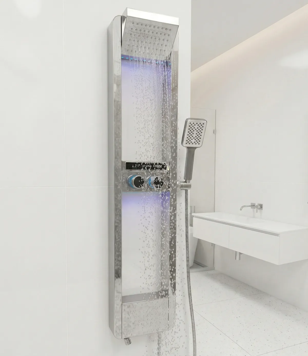 Ducha Espejo Smart plateada - Imagen 3
