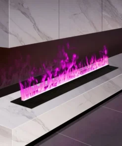 Chimemea Realista Electrica a Vapor de Colores Grande